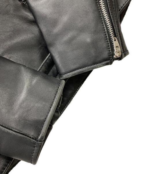 JACKROSE（ジャックローズ）JACKROSE (ジャックローズ) ダブルライダースジャケット ブラック サイズ:3の古着・服飾アイテム