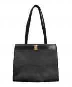 Salvatore Ferragamoサルヴァトーレ フェラガモ）の古着「トートバッグ ヴァラリボン ショルダーバッグ」｜ブラック