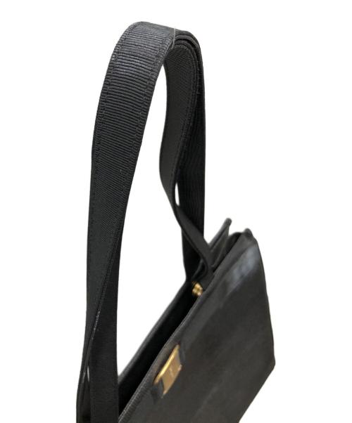 Salvatore Ferragamo（サルヴァトーレ フェラガモ）Salvatore Ferragamo (サルヴァトーレ フェラガモ) トートバッグ ヴァラリボン ショルダーバッグ ブラック サイズ:実寸サイズにてご確認ください。の古着・服飾アイテム