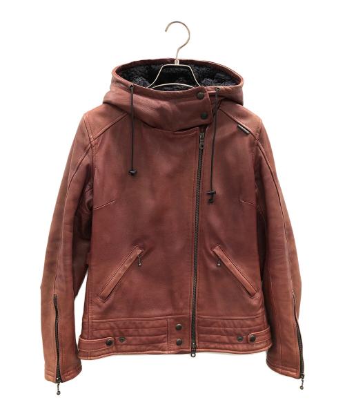 KADOYA（カドヤ）KADOYA (カドヤ) レザージャケット レッド サイズ:Sの古着・服飾アイテム