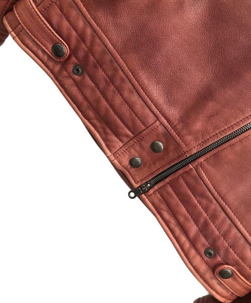 KADOYA（カドヤ）KADOYA (カドヤ) レザージャケット レッド サイズ:Sの古着・服飾アイテム