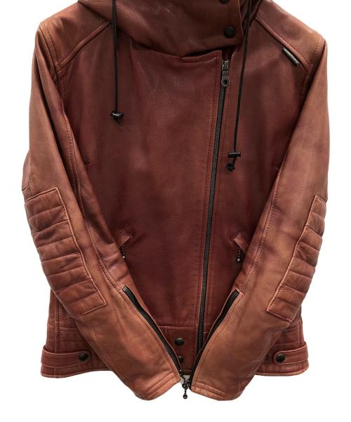 KADOYA（カドヤ）KADOYA (カドヤ) レザージャケット レッド サイズ:Sの古着・服飾アイテム
