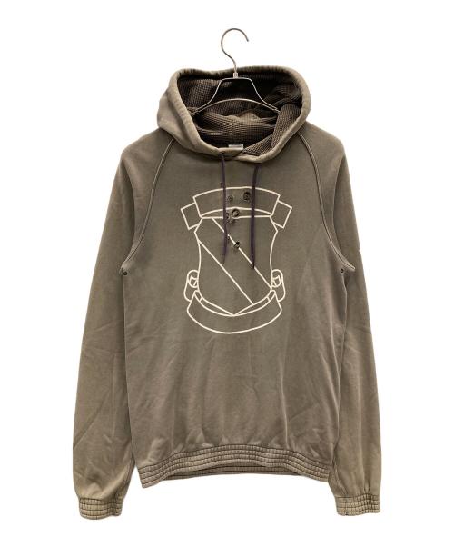 NUMBER (N)INE（ナンバーナイン）NUMBER (N)INE (ナンバーナイン) エンブレムパーカー グレー サイズ:3の古着・服飾アイテム