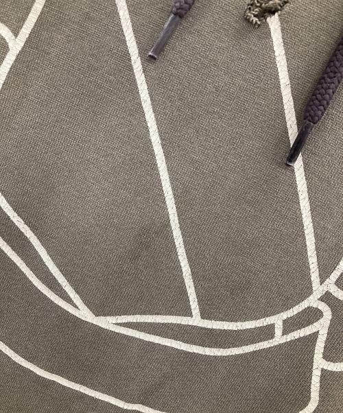 NUMBER (N)INE（ナンバーナイン）NUMBER (N)INE (ナンバーナイン) エンブレムパーカー グレー サイズ:3の古着・服飾アイテム