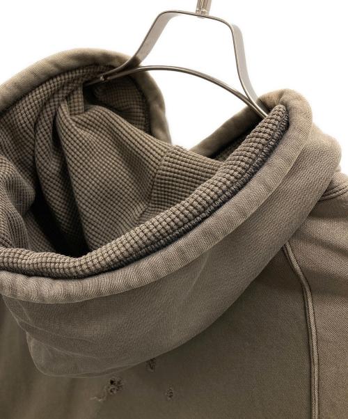 NUMBER (N)INE（ナンバーナイン）NUMBER (N)INE (ナンバーナイン) エンブレムパーカー グレー サイズ:3の古着・服飾アイテム