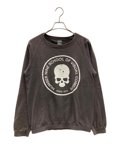 NUMBER (N)INE（ナンバーナイン）NUMBER (N)INE (ナンバーナイン) ダメージ加工スウェット グレー サイズ:3の古着・服飾アイテム