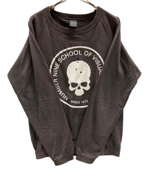 NUMBER (N)INE（ナンバーナイン）NUMBER (N)INE (ナンバーナイン) ダメージ加工スウェット グレー サイズ:3の古着・服飾アイテム