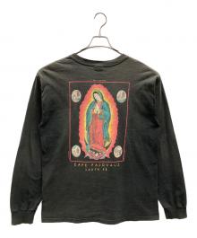 FRUIT OF THE LOOM（フルーツオブザルーム）の古着「長袖Tシャツ CAFE PASQUAL'S SANTA FE（カフェ パスクアルズ サンタ フェ）」｜ブラック
