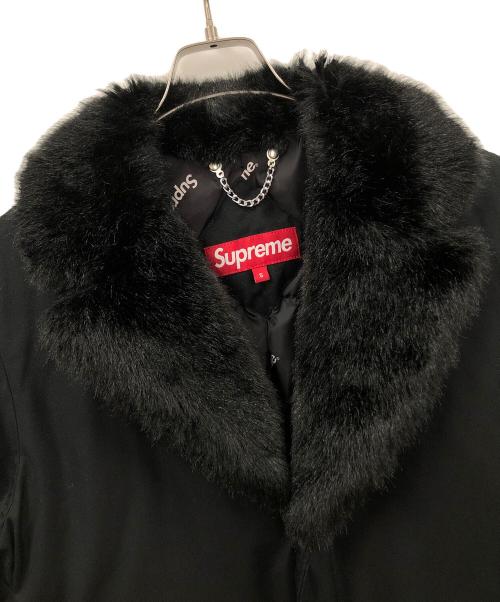 SUPREME（シュプリーム）SUPREME (シュプリーム) ダウントレンチコート ブラック サイズ:Sの古着・服飾アイテム