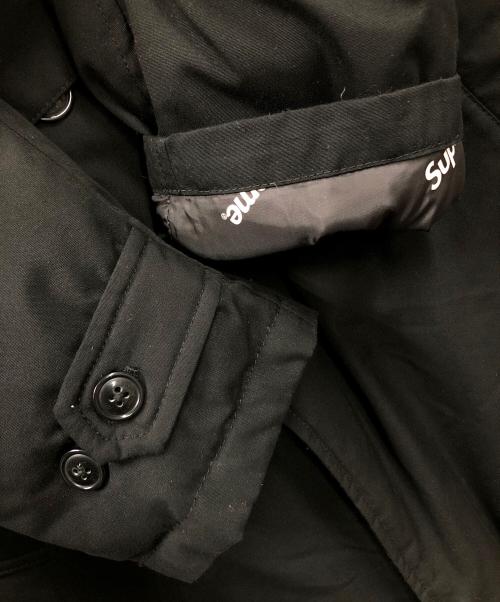 SUPREME（シュプリーム）SUPREME (シュプリーム) ダウントレンチコート ブラック サイズ:Sの古着・服飾アイテム