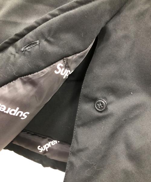 SUPREME（シュプリーム）SUPREME (シュプリーム) ダウントレンチコート ブラック サイズ:Sの古着・服飾アイテム