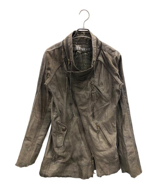 14th addiction（フォーティーンスアディクション）14th addiction (フォーティーンスアディクション) レザージャケット グレー サイズ:実寸サイズにてご確認ください。の古着・服飾アイテム