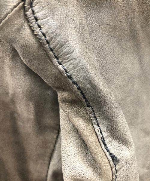 14th addiction（フォーティーンスアディクション）14th addiction (フォーティーンスアディクション) レザージャケット グレー サイズ:実寸サイズにてご確認ください。の古着・服飾アイテム