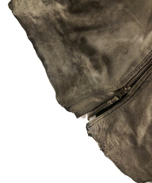 14th addiction（フォーティーンスアディクション）14th addiction (フォーティーンスアディクション) レザージャケット グレー サイズ:実寸サイズにてご確認ください。の古着・服飾アイテム