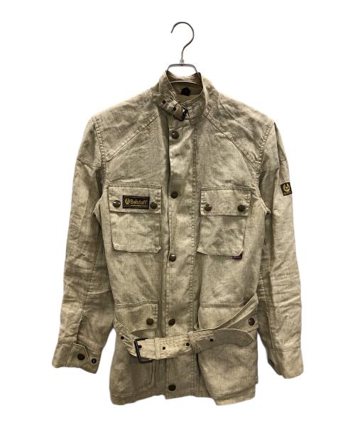 BELSTAFF（ベルスタッフ）BELSTAFF (ベルスタッフ) リネンジャケット カーキ サイズ:44の古着・服飾アイテム