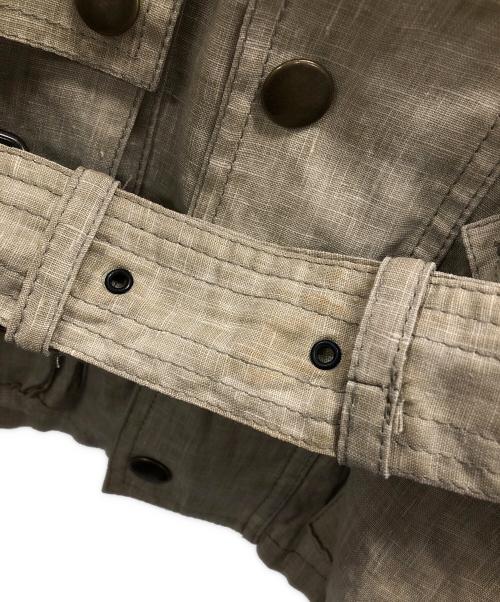 BELSTAFF（ベルスタッフ）BELSTAFF (ベルスタッフ) リネンジャケット カーキ サイズ:44の古着・服飾アイテム