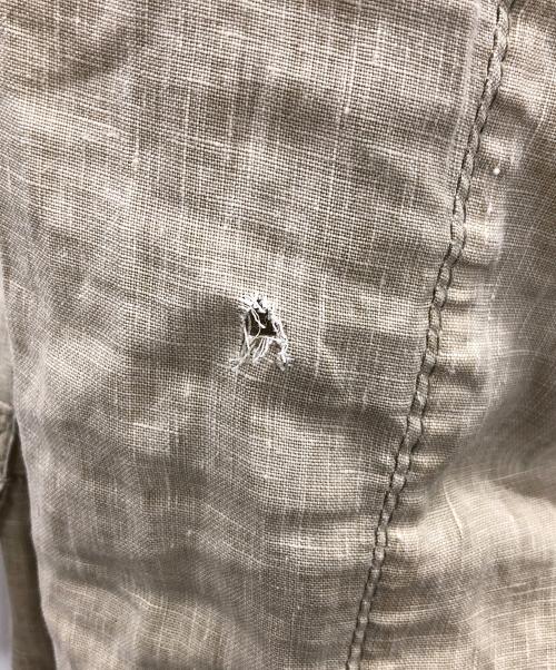 BELSTAFF（ベルスタッフ）BELSTAFF (ベルスタッフ) リネンジャケット カーキ サイズ:44の古着・服飾アイテム