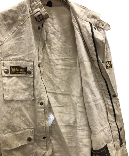 BELSTAFF（ベルスタッフ）BELSTAFF (ベルスタッフ) リネンジャケット カーキ サイズ:44の古着・服飾アイテム