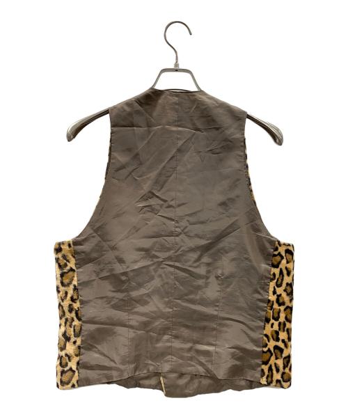 My way man（マイウェイマン）My way man (マイウェイマン) ベスト カーキ×ブラウン サイズ:Lの古着・服飾アイテム