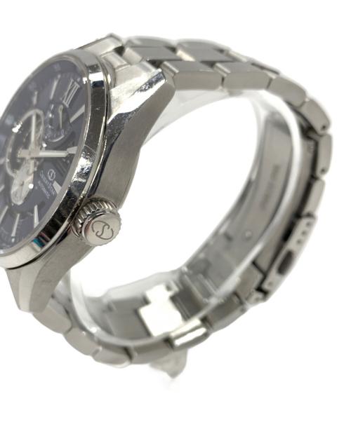 ORIENT（オリエント）ORIENT (オリエント) 腕時計 クロノグラフ 自動巻き ブルー サイズ:実寸サイズにてご確認ください。の古着・服飾アイテム