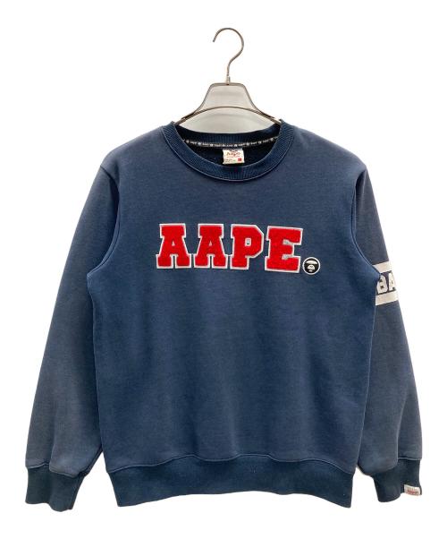 Aape BY A BATHING APE（エーエイプ バイ アベイシングエイプ）Aape BY A BATHING APE (エーエイプ バイ アベイシングエイプ) スウェット ネイビー サイズ:Lの古着・服飾アイテム
