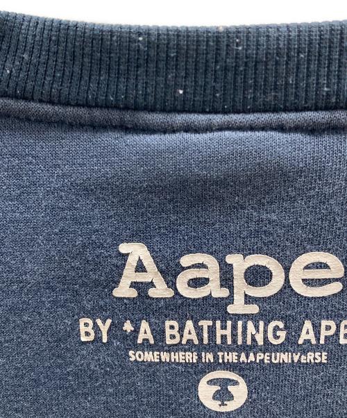 Aape BY A BATHING APE（エーエイプ バイ アベイシングエイプ）Aape BY A BATHING APE (エーエイプ バイ アベイシングエイプ) スウェット ネイビー サイズ:Lの古着・服飾アイテム