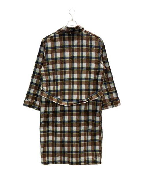 B.V.D（ビーブイディー）B.V.D (ビーブイディー) ヴィンテージネルガウン ブラウン サイズ:Lの古着・服飾アイテム