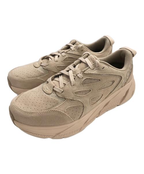 HOKAONEONE（ホカオネオネ）HOKAONEONE (ホカオネオネ) スニーカー CLIFTON L SUEDE(クリフトン エル スエード) ベージュ サイズ:26.5の古着・服飾アイテム