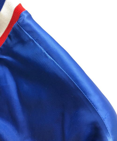 Swing ster（スウィングスター）Swing ster (スウィングスター) CHICAGO CUBS（シカゴカブズ）ナイロンブルゾン ブルー サイズ:XLの古着・服飾アイテム