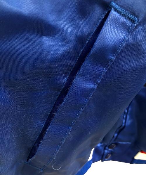 Swing ster（スウィングスター）Swing ster (スウィングスター) CHICAGO CUBS（シカゴカブズ）ナイロンブルゾン ブルー サイズ:XLの古着・服飾アイテム