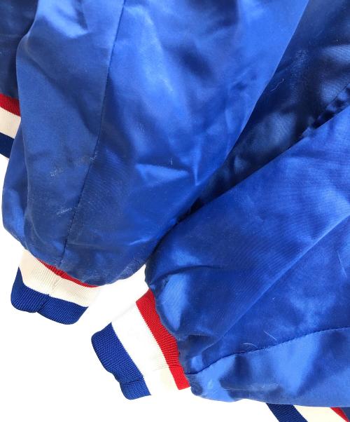 Swing ster（スウィングスター）Swing ster (スウィングスター) CHICAGO CUBS（シカゴカブズ）ナイロンブルゾン ブルー サイズ:XLの古着・服飾アイテム