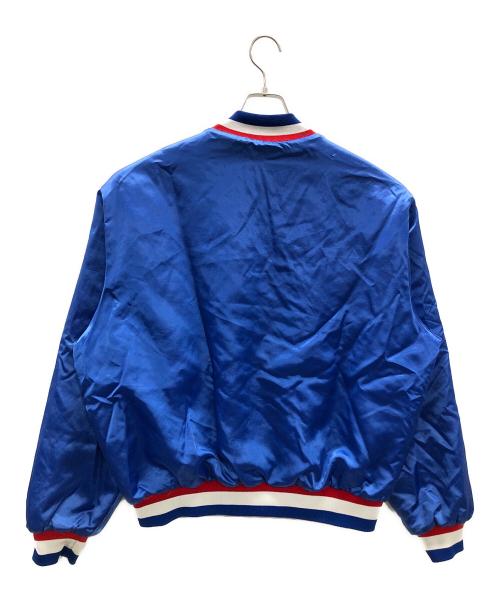 Swing ster（スウィングスター）Swing ster (スウィングスター) CHICAGO CUBS（シカゴカブズ）ナイロンブルゾン ブルー サイズ:XLの古着・服飾アイテム