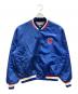 Swing ster（スウィングスター）の古着「CHICAGO CUBS（シカゴカブズ）ナイロンブルゾン」｜ブルー