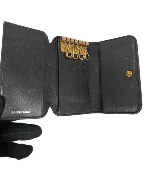BALENCIAGA（バレンシアガ）BALENCIAGA (バレンシアガ) キーケース6連 ブラック サイズ:実寸サイズにてご確認くださいの古着・服飾アイテム