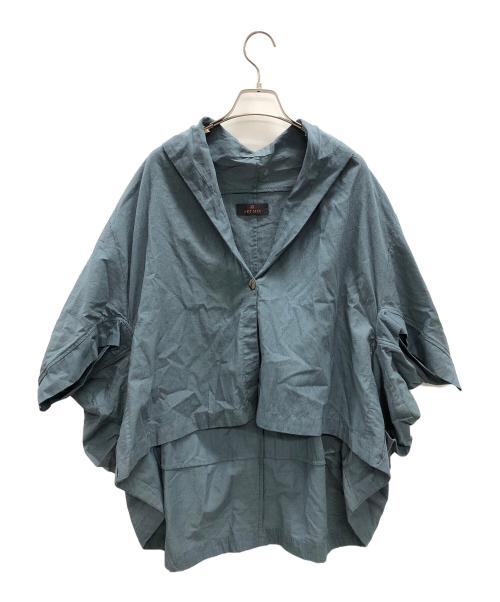 ART MIX 萌（アート ミックス モユル）ART MIX 萌 (アート ミックス モユル) シャツブラウス ネイビー サイズ:M～Lの古着・服飾アイテム