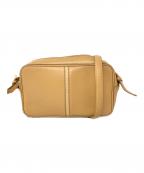 BURBERRYバーバリー）の古着「レザーショルダーバッグ」｜キャメル