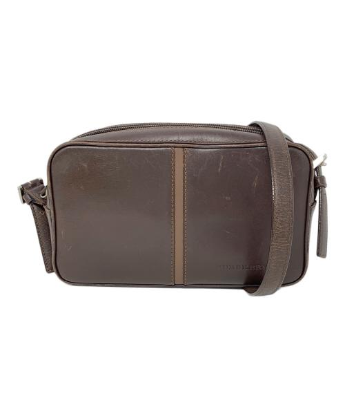 BURBERRY（バーバリー）BURBERRY (バーバリー) レザーショルダーバッグ ブラウン サイズ:実寸サイズにてご確認ください。の古着・服飾アイテム