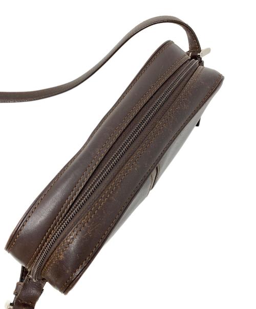 BURBERRY（バーバリー）BURBERRY (バーバリー) レザーショルダーバッグ ブラウン サイズ:実寸サイズにてご確認ください。の古着・服飾アイテム