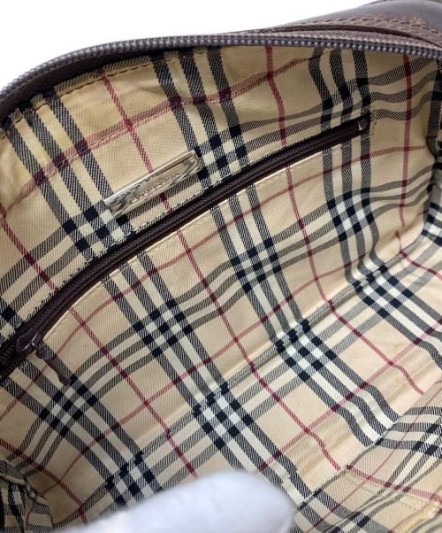 BURBERRY（バーバリー）BURBERRY (バーバリー) レザーショルダーバッグ ブラウン サイズ:実寸サイズにてご確認ください。の古着・服飾アイテム