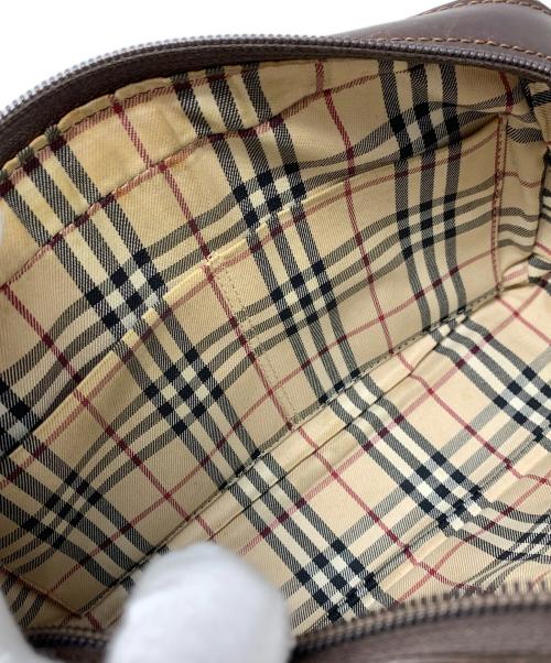 BURBERRY（バーバリー）BURBERRY (バーバリー) レザーショルダーバッグ ブラウン サイズ:実寸サイズにてご確認ください。の古着・服飾アイテム