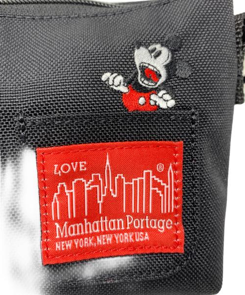 Manhattan Portage（マンハッタンポーテージ）Manhattan Portage (マンハッタンポーテージ) ディズニー (ディズニー アイスウォッチ) ショルダーポーチ ブラック サイズ:実寸サイズにてご確認ください。 未使用品の古着・服飾アイテム