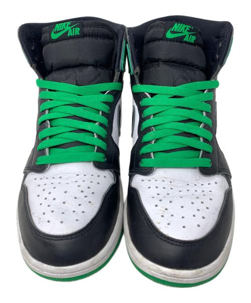 NIKE（ナイキ）NIKE (ナイキ) スニーカー AIR JORDAN 1 RETRO HIGH OG (エア ジョーダン 1 レトロ ハイ OG ) ホワイト×グリーン サイズ:27.5cmの古着・服飾アイテム