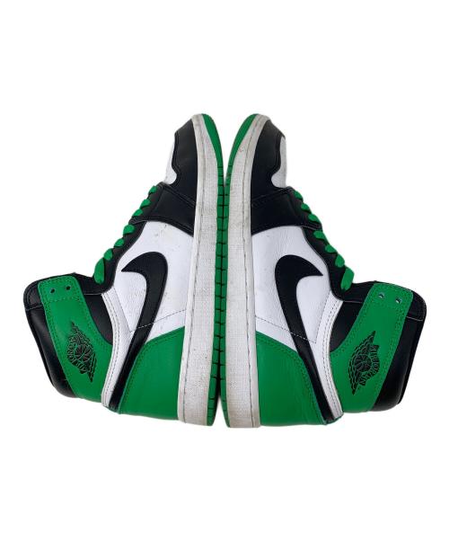 NIKE（ナイキ）NIKE (ナイキ) スニーカー AIR JORDAN 1 RETRO HIGH OG (エア ジョーダン 1 レトロ ハイ OG ) ホワイト×グリーン サイズ:27.5cmの古着・服飾アイテム