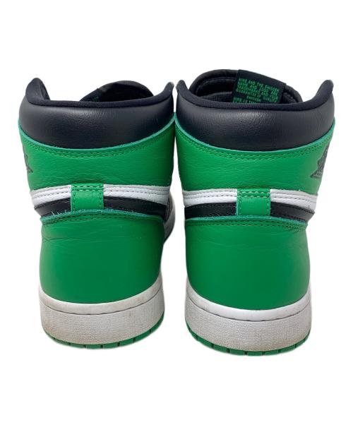 NIKE（ナイキ）NIKE (ナイキ) スニーカー AIR JORDAN 1 RETRO HIGH OG (エア ジョーダン 1 レトロ ハイ OG ) ホワイト×グリーン サイズ:27.5cmの古着・服飾アイテム