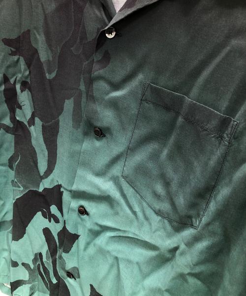 Sun Surf SPECIAL EDITION（サンサーフ・スペシャルエディション）Sun Surf SPECIAL EDITION (サンサーフ・スペシャルエディション) アロハシャツ “木曾街道六十九次之内 下諏訪 八重垣姫” グリーン×ブラック サイズ:Mの古着・服飾アイテム