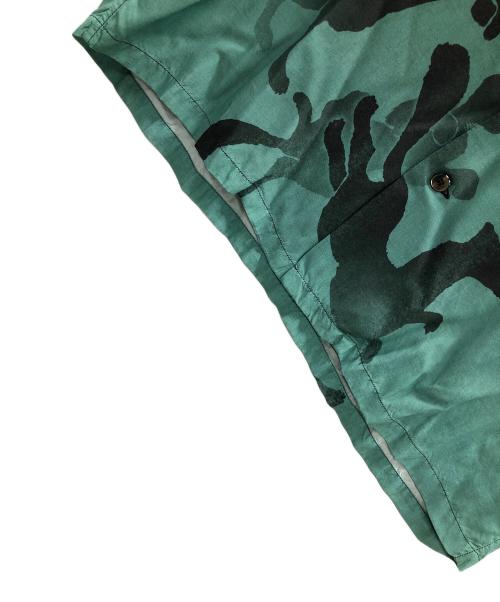 Sun Surf SPECIAL EDITION（サンサーフ・スペシャルエディション）Sun Surf SPECIAL EDITION (サンサーフ・スペシャルエディション) アロハシャツ “木曾街道六十九次之内 下諏訪 八重垣姫” グリーン×ブラック サイズ:Mの古着・服飾アイテム