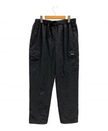 stussy（ステューシー）の古着「ナイロンパンツ Nylon Ripstop Surplus Cargo（ナイロン リップストップ サープラス カーゴ）」｜ブラック