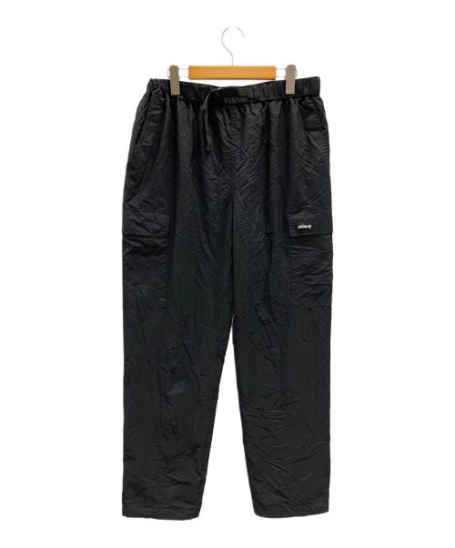 stussy（ステューシー）stussy (ステューシー) ナイロンパンツ Nylon Ripstop Surplus Cargo（ナイロン リップストップ サープラス カーゴ） ブラック サイズ:Mの古着・服飾アイテム