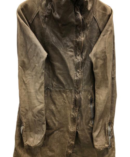 GIORGIO BRATO（ジョルジョブラッド）GIORGIO BRATO (ジョルジョブラッド) レザージャケット グレー サイズ:40の古着・服飾アイテム