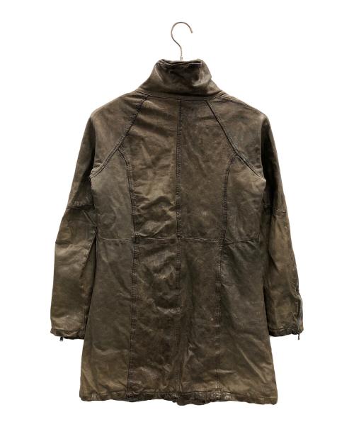 GIORGIO BRATO（ジョルジョブラッド）GIORGIO BRATO (ジョルジョブラッド) レザージャケット グレー サイズ:40の古着・服飾アイテム